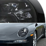 Spec-D 05-08 Porsche 911 997.1 LED Projector Headlights Black