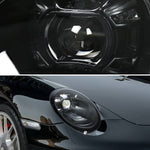 Spec-D 09-13 Porsche 911 997.2 Projector Headlights Black