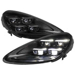 Spec-D 11-14 Porsche Cayenne 958.1 LED Projector Headlights Black