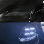 Spec-D 15-17 Porsche Cayenne 958 Matrix Style Headlights Dynamic Black