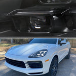 Spec-D 18-23 Porsche Cayenne Headlights Matrix Style Dynamic Black