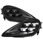 Spec-D 18-23 Porsche Cayenne Headlights Matrix Style Dynamic Black