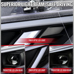 Spec-D 16-21 Honda Civic Led Projector Headlight Black