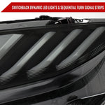 Spec-D 16-21 Honda Civic Headlights SEQ LED Black/Smoked