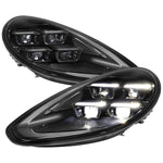 Spec-D 14-16 Porsche Panamera 970 Matrix Style Headlights non HID Blk
