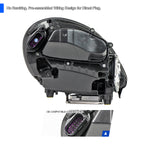 Spec-D 17-22 Porsche Panamera Headlights Matrix Style Projector Black