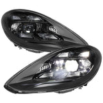 Spec-D 17-22 Porsche Panamera Headlights Matrix Style Projector Black