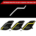 Spec-D 03-05 350Z SEQ Projector Headlights Black w/ Smoked Lens