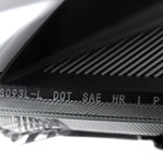 Spec-D 06-09 Nissan 350Z Headlights Sequential LED Bar Black.