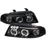 Spec-D 99-01 Audi A4/S4 Dual Halo Projector Headlights Black
