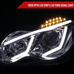 Spec-D 01-07 Mercedes C-Class W203 Projector Headlights LED Bar.