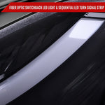 Spec-D 12-14 Mercedes W204 C-Class SEQ Bar Pro Headlights Black Smoked