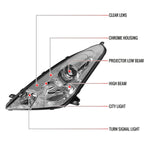 Spec-D 2000-05 Toyota Celica Projector Headlights Chrome
