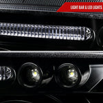 Spec-D 05-10 Dodge Charger Halo Projector Headlights Black
