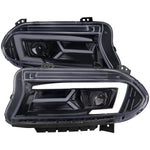 Spec-D 15-23 Dodge Charger Sequential Headlights Chrome/Smoked