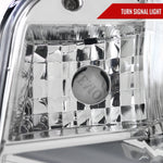 Spec-D 10-13 Chevy Camaro LED Bar Projector Headlights Chrome