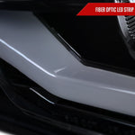 Spec-D 10-13 Chevy Camaro LED Bar Projector Headlights GL BlackSmoked