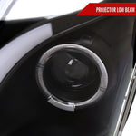 Spec-D 03-07 Cadillac CTS Headlights Halo Projector Black SEQ