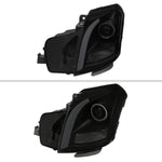 Spec-D 03-07 Cadillac CTS Headlights Halo Sequential DRL Black/Smoked