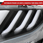 Spec-D 16-21 Honda Civic Projector Headlights LED SEQ Black/Clear