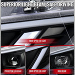 Spec-D 16-23 Toyota Tacoma Driver Projector Headlight Chrome