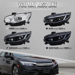 Spec-D 16-23 Toyota Tacoma Driver Projector Headlight Chrome