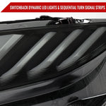 Spec-D 16-21 Honda Civic Projector Headlights LED SEQ Black/Smoked