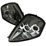 Spec-D 00-05 Mitsubishi Eclipse Dual Halo Headlights Chrome/Smoked