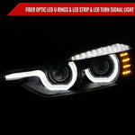 Spec-D 12-15 BMW F30 3-Series 4DR LED Projector Headlights HID Black