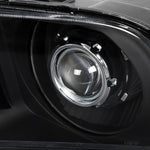 Spec-D 05-09 Ford Mustang H1 bulb Projector Headlights Black