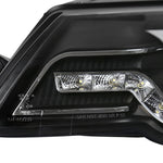 Spec-D 06-10 VW Passat Halo Headlights R8 Style Light Strip Black