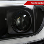 Spec-D 19-22 Ford Ranger SEQ LED Bar Projector Headlights Black