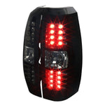 Spec-D 07-12 Avalanche LED Tail Lights Black/Smoked Lens