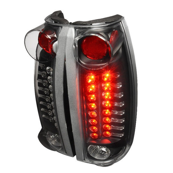 Spec-D 88-00 Chevy GMC Silverado Sierra LED Tail Lights Smoked