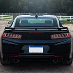 Spec-D 16-18 Chevrolet Camaro White LED Bar Tail Light- Red Housing