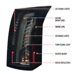 Spec-D 03-07 Cadillac CTS LED Tail Lights Black Smoked