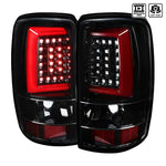 Spec-D 00-06 GMC Yukon Denali Tail Lights LED G2 Jet Black/Clear