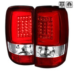 Spec-D 00-06 GMC Denali Tahoe LED Bar Tail Lights Red