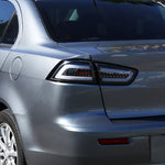 Spec-D 08-17 Mitsubishi Lancer EVO X LED Tail Lights Matte Black