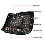 Spec-D 98-05 Lexus GS300/400/430 Tail Lights LED Chrome/Smoked