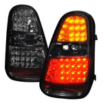 Spec-D 05-06 Mini Cooper S Tail Lights LED Chrome/Smoked