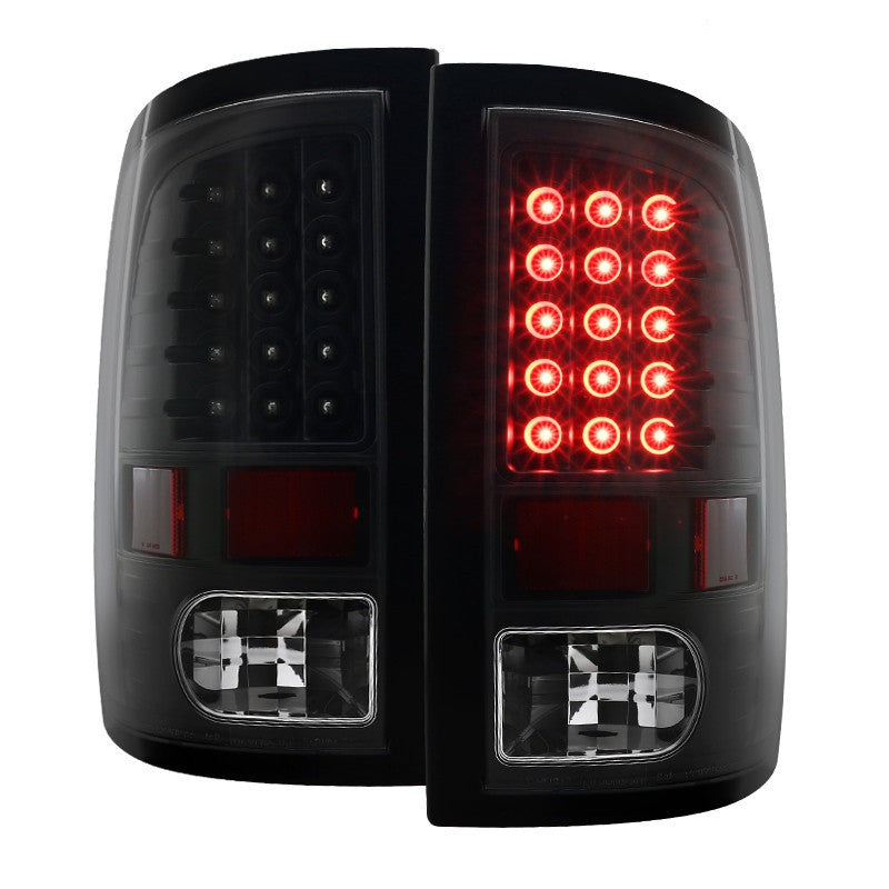 Spec-D 09-18 Dodge Ram 1500 LED Tail Lights Matte Black