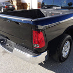 Spec-D 09-18 Ram 1500 LED Tail Lights Chrome/Red Lens (White Bar)