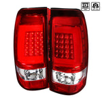 Spec-D 03-07 Silverado GMC Sierra G2 LED Tail Lights Red/Clear