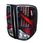 Spec-D 07-11 Chevrolet Silverado LED Tail Lights Black