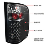 Spec-D 07-13 Chevy Silverado LED Tail Lights Matte Black/Smoked V2