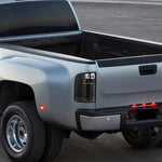 Spec-D 07-13 Chevy Silverado LED Tail Lights Matte Black/Smoked V2
