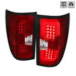 Spec-D 14-19 Chevrolet Silverado 2500HD 350HD LED Tail Lights Red