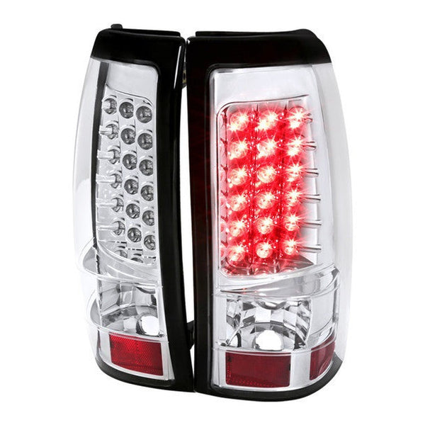 Spec-D 99-02 GMC Sierra/ Chavy Silverado LED Tail Lights Chrome