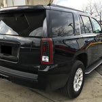 Spec-D 15-18 Chevy Tahoe Red LED Bar Black Tail Lights Clear Lens